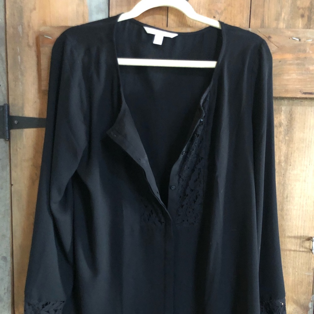 Lauren Conrad Black Blouse